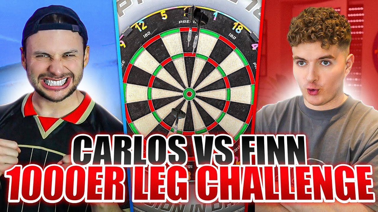 🎯CARLOS VS FINN | WHITEWASH?😱1000 Punkte First to 5 Legs🎯