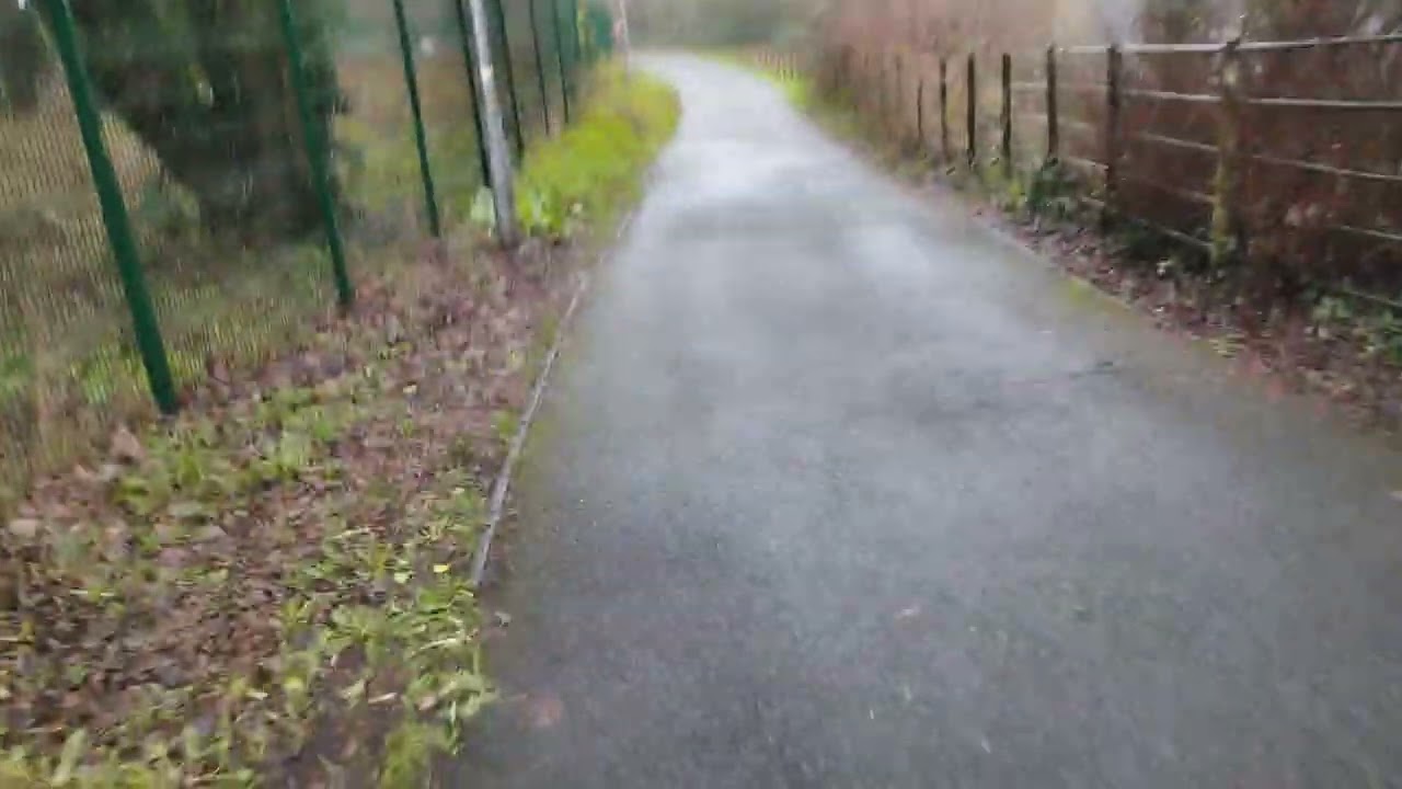 Winter and rainfall in  cork City 