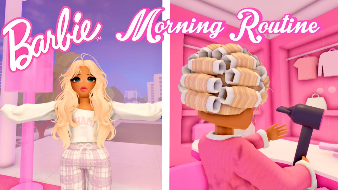 MA MORNING ROUTINE EN BARBIE DANS BERRY AVENUE! ROBLOX