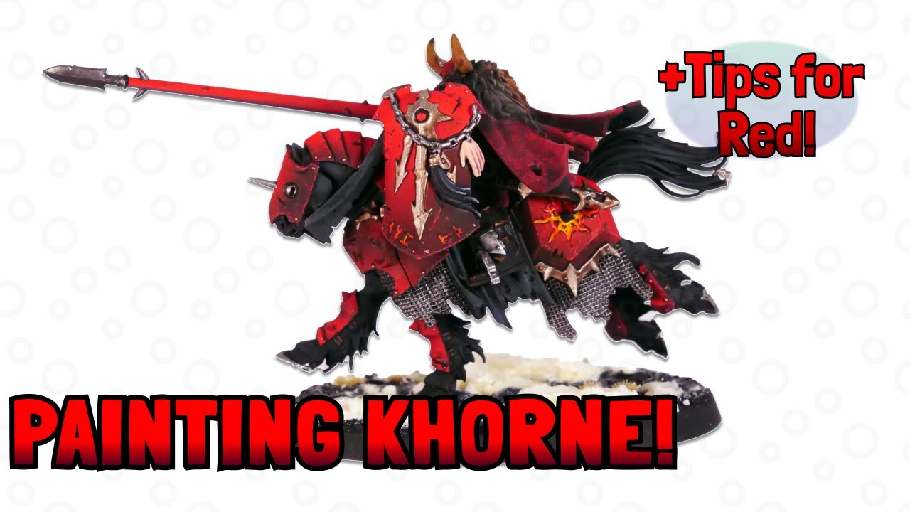 BLOODY GOOD RED - How to Paint Khorne / World Eaters!