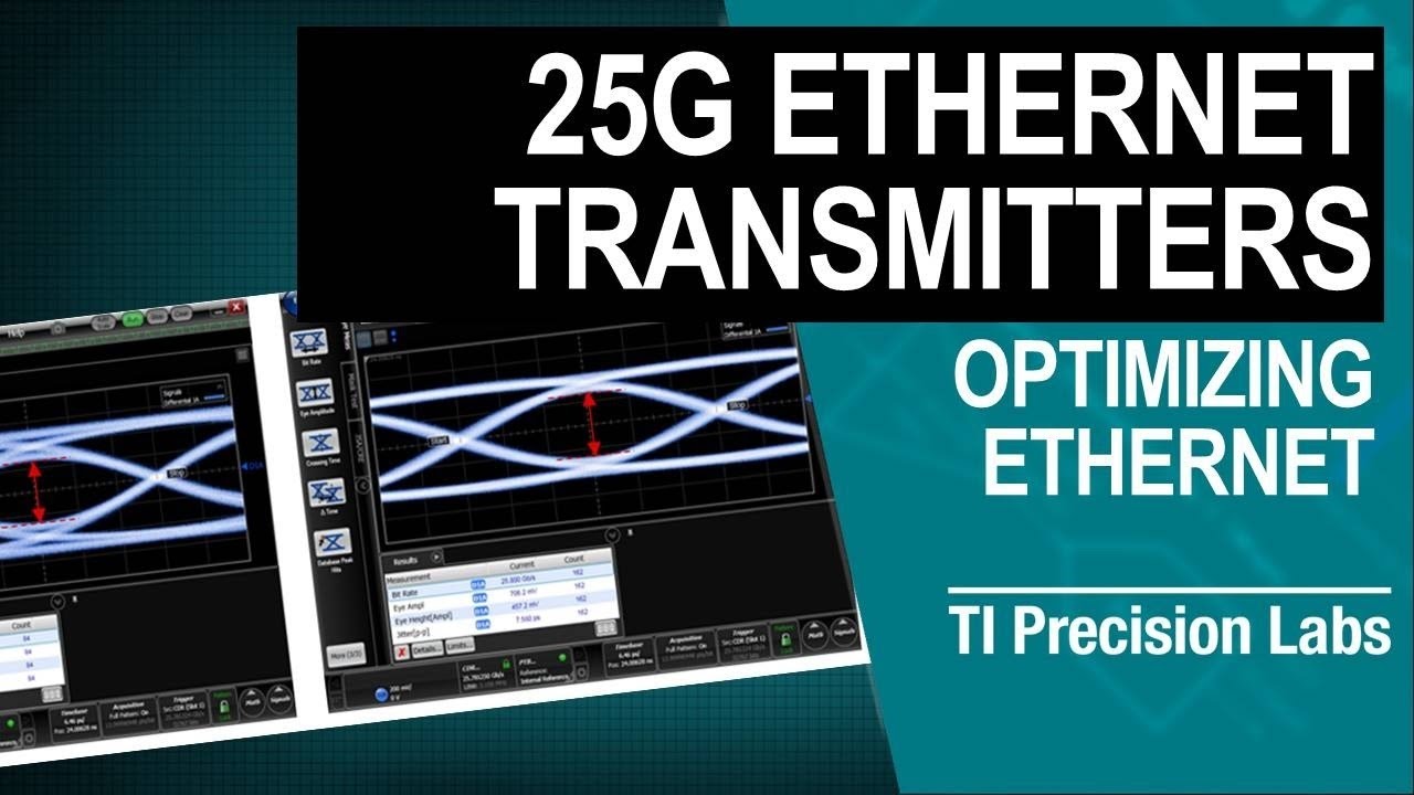 Transmitter optimization for 25-Gbps Ethernet data transmission