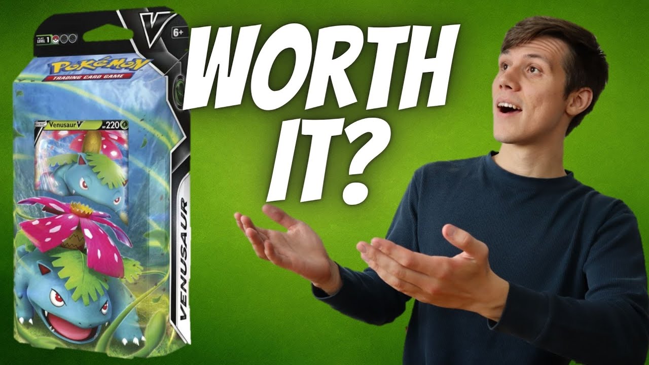 Are V Battle Decks Worth It?! Venusaur V Battle Deck Review and Battle Demonstration