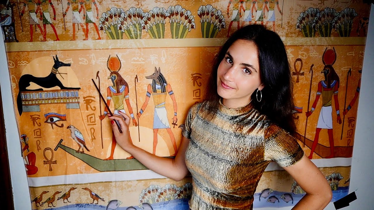 Una lezione faraonica | ASMR ITA | Ancient History Lesson 🐫 Mitologia Egizia