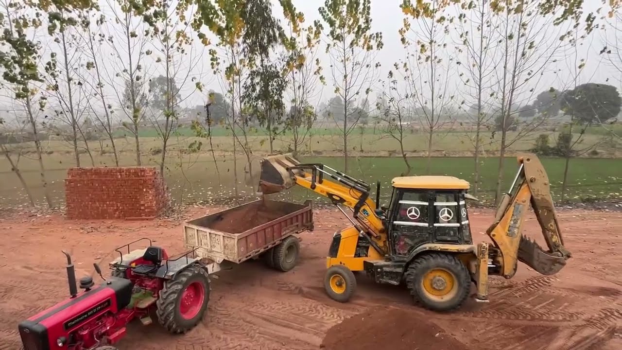रापिस लॉडिंग जेसीबी मशीन से |@Tractorbulldozer07 #jcb#tractorjcb#bricks#jcbbaba 