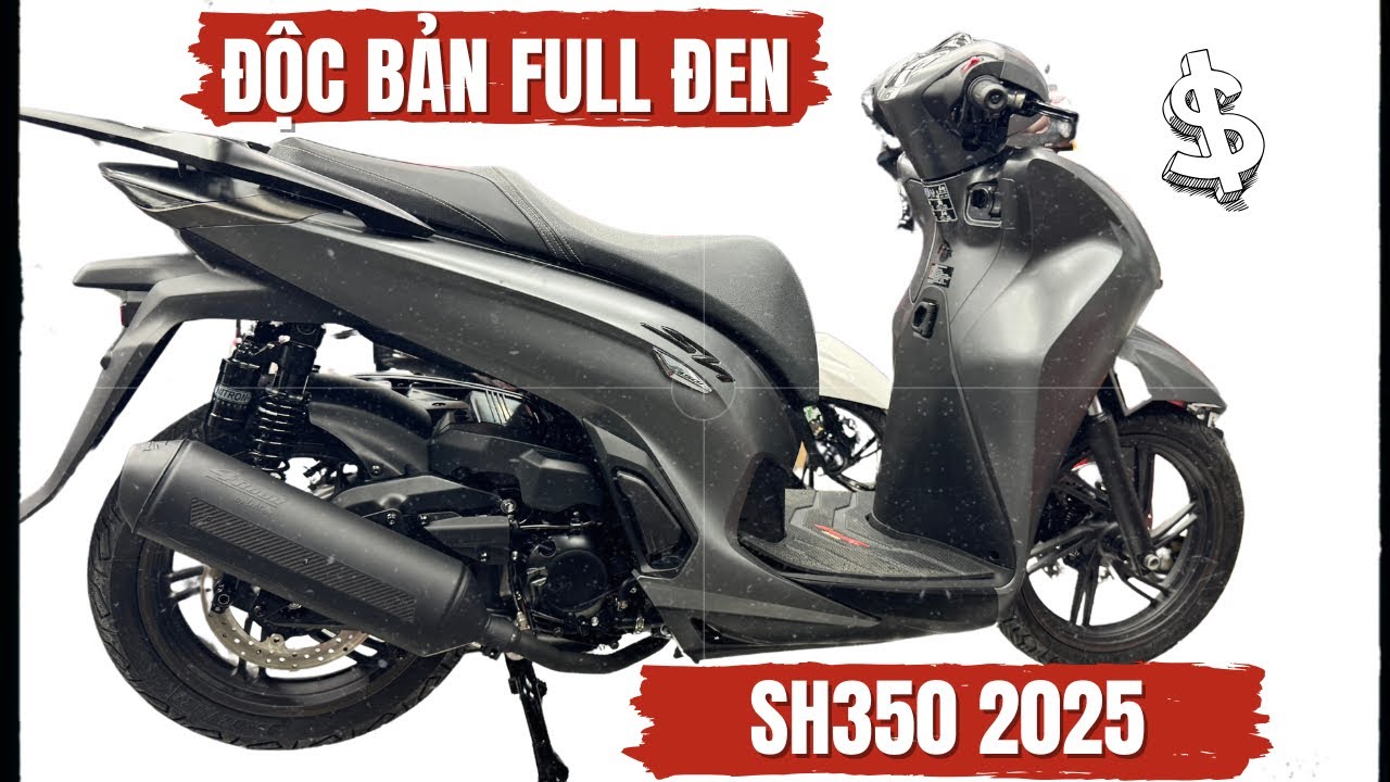 Sh350 Đời Mới 2025 Độ Full Đen Đầu Tiên - Tâm Đắc Shop