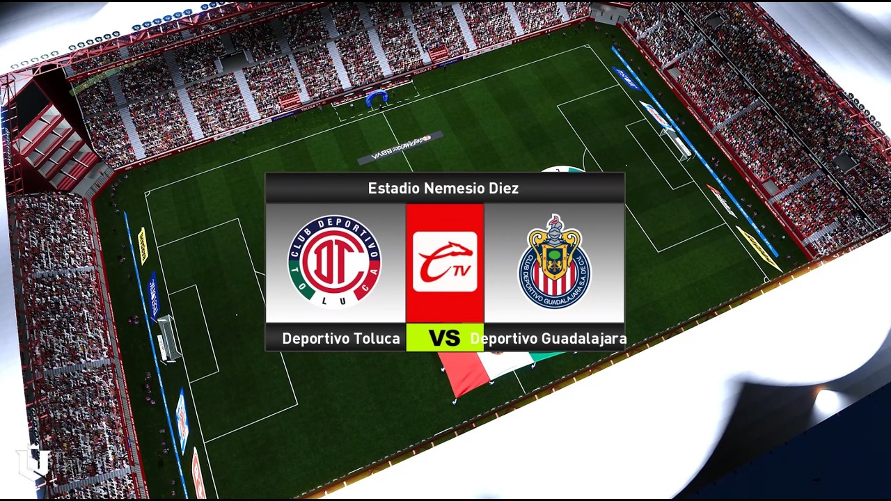 Toluca vs Chivas ● Clausura Liga Mx 2026 ● Gameplay Pes 2021