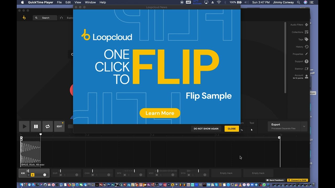 Loopcloud Flip - Flipping Samples