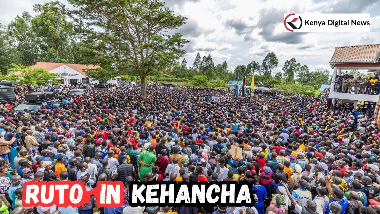 President Ruto takes Kehancha by Storm! See How Over Excited Residents welcomed him!