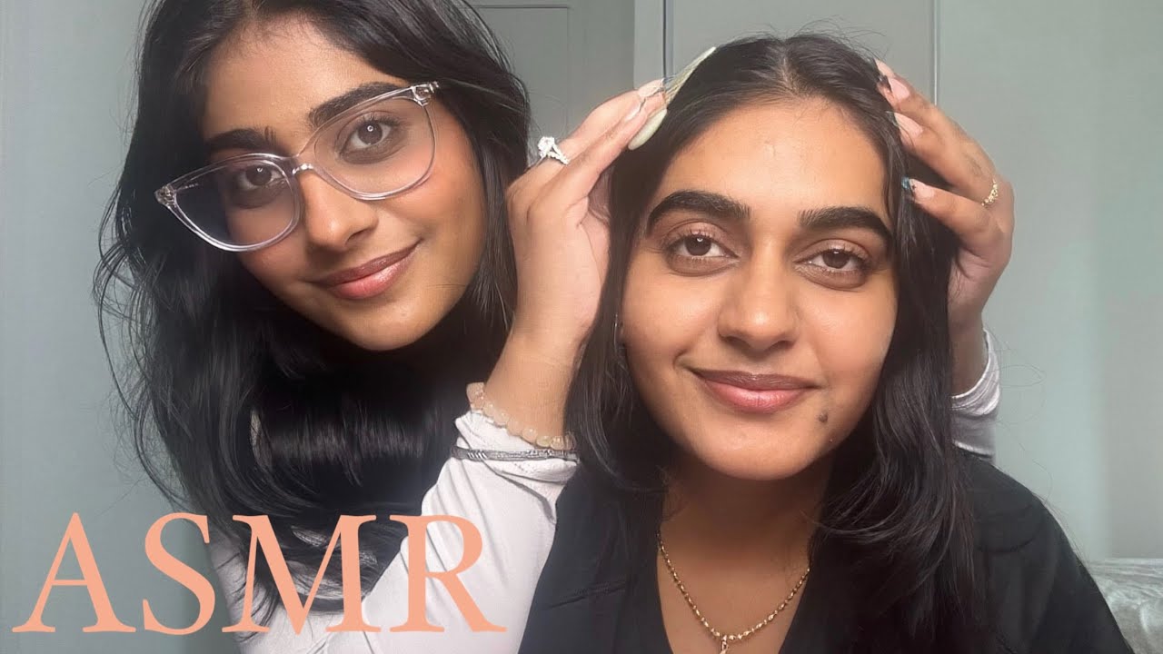 Real Person ASMR | Head Massage & Hair Play with Personal Attention Sleep Relaxation