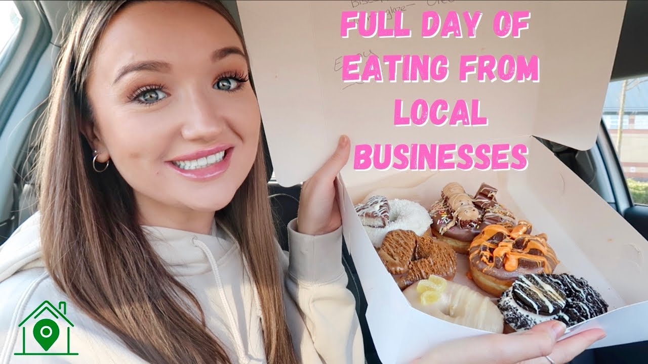 ЦЕЛЫЙ ДЕНЬ ЕДЫ ОТ МЕСТНЫХ ПРЕДПРИЯТИЙ 🍩 * Поддержите местных жителей во время карантина *