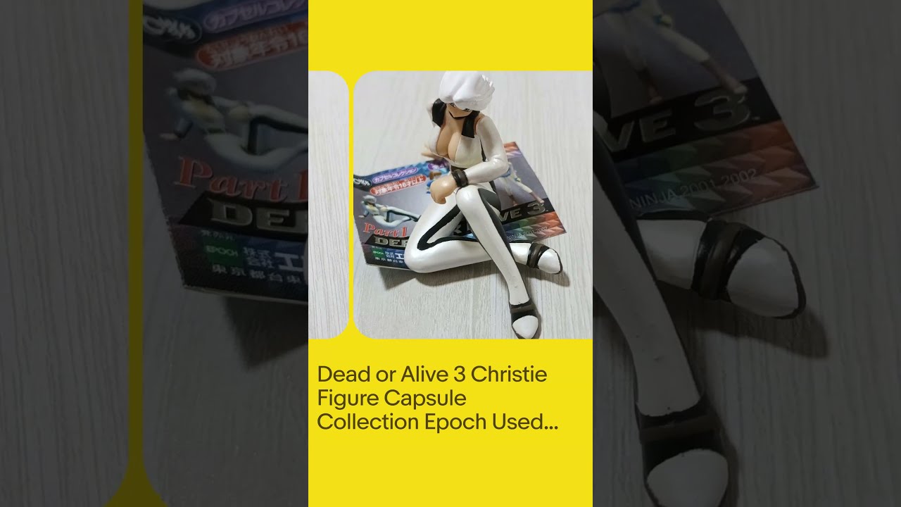 Dead or Alive 3 Christie Figure Capsule Collection Epoch Used 2.7in