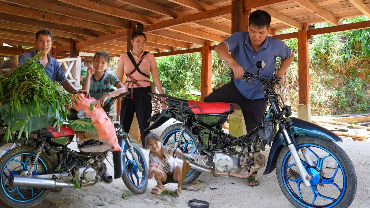 Amazing Motorcycle Repair and Upgrade Capabilities of Family, Spectacular Vehicle Transformation