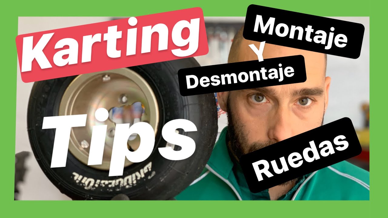Karting: Como Montar, Desmontar y Equilibrar los Neumáticos de un Kart!!! Tutorial de Karting!!!!