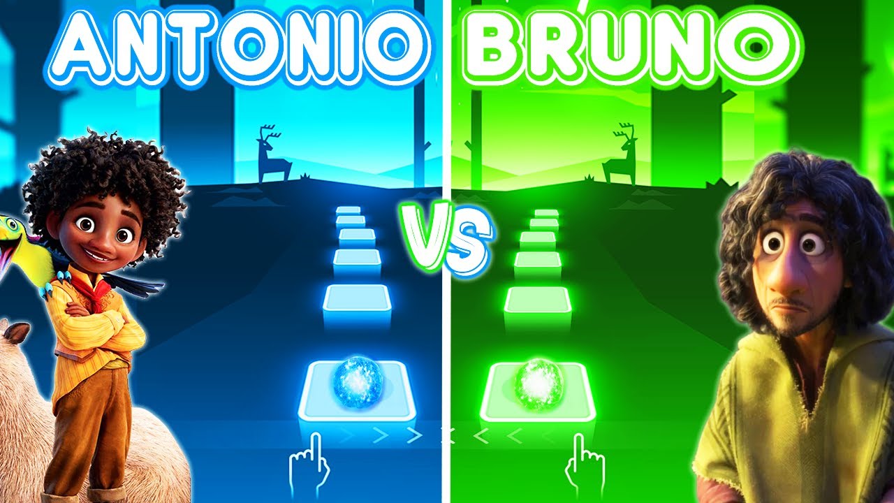 Encanto Antonio Vs Bruno | We Don't Talk About Bruno - Tiles Hop EDM Rush!