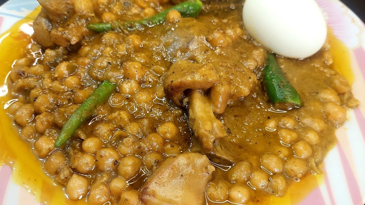 Lahori chicken chanay recipe| chicken chickpeas recipe|#food #cooking #recipe #easyrecipe 
