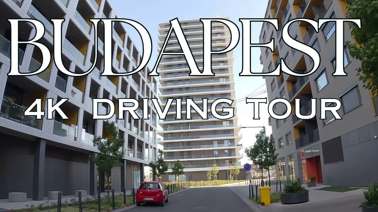 🇭🇺 Budapest 4K: Driving the Danube River's Buda Side - Summer 2024