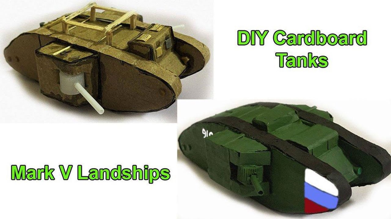 Mark V Cardboard Tanks 1/72 Scale