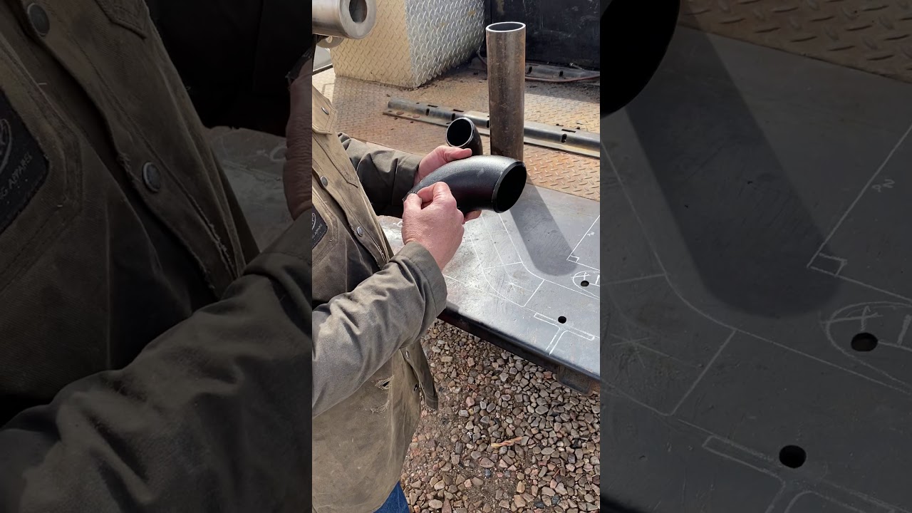 Pipe Welding Layout: Tricks For 45 degree Elbows