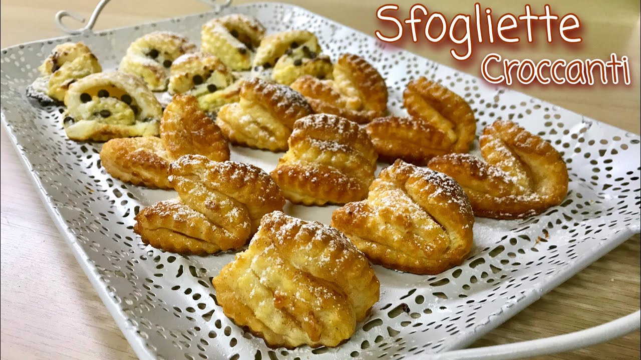 SFOGLIETTE CROCCANTI bigusto facilissime CROSSAN PASTRIES - Tutti a Tavola