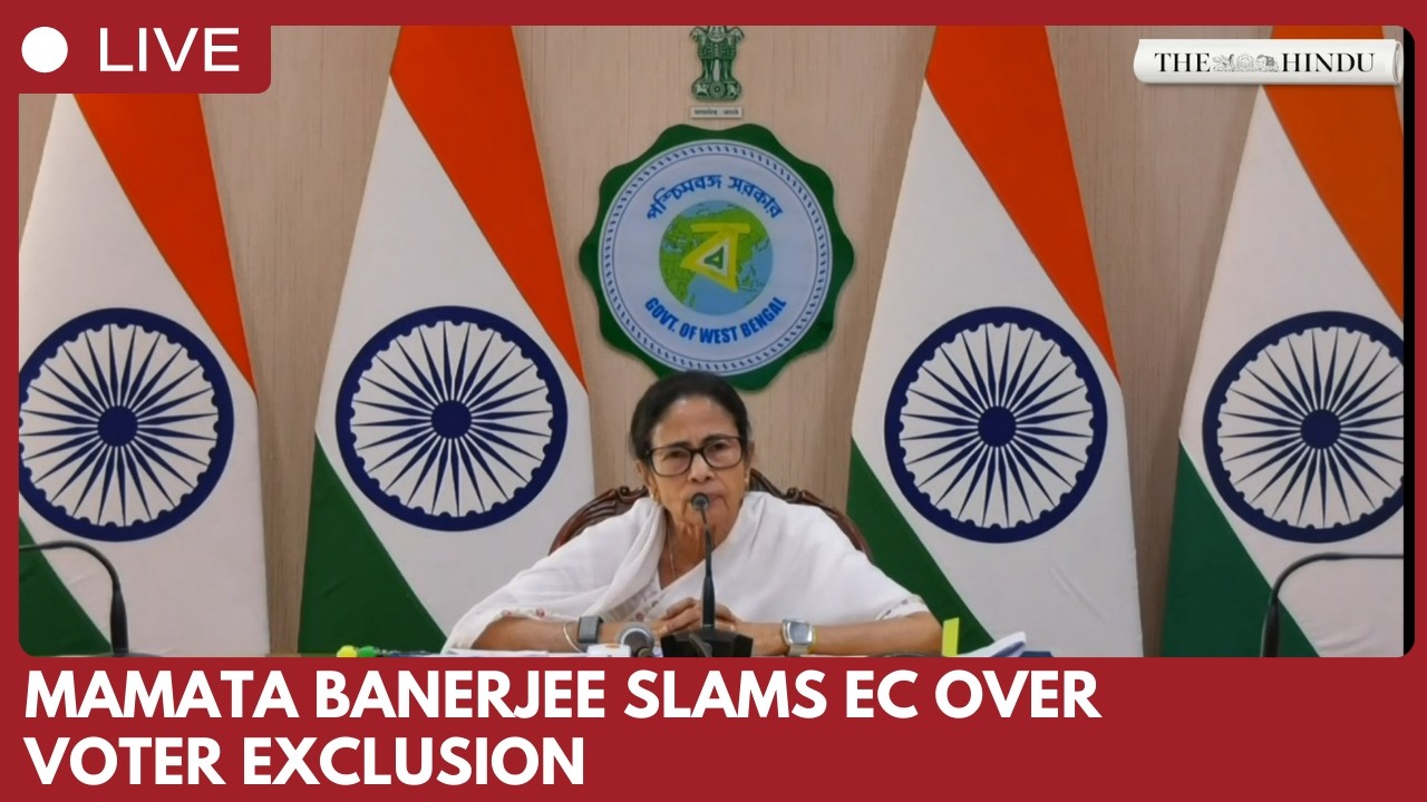 West Bengal CM Mamata Banerjee slams Election Commission over voter exclusion, mismanagement
