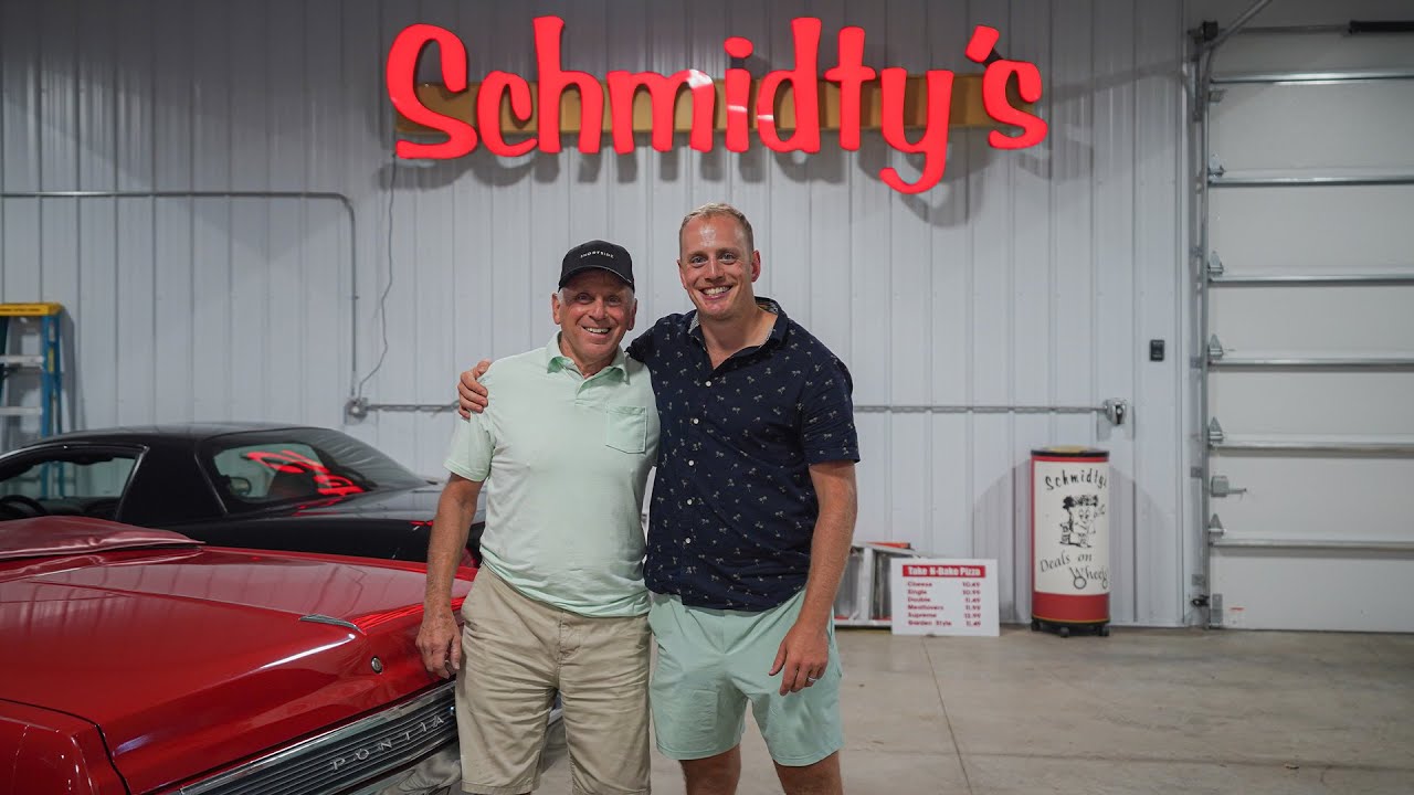 Winnipeg Jets defenceman Nate Schmidt showcases his vintage car collection