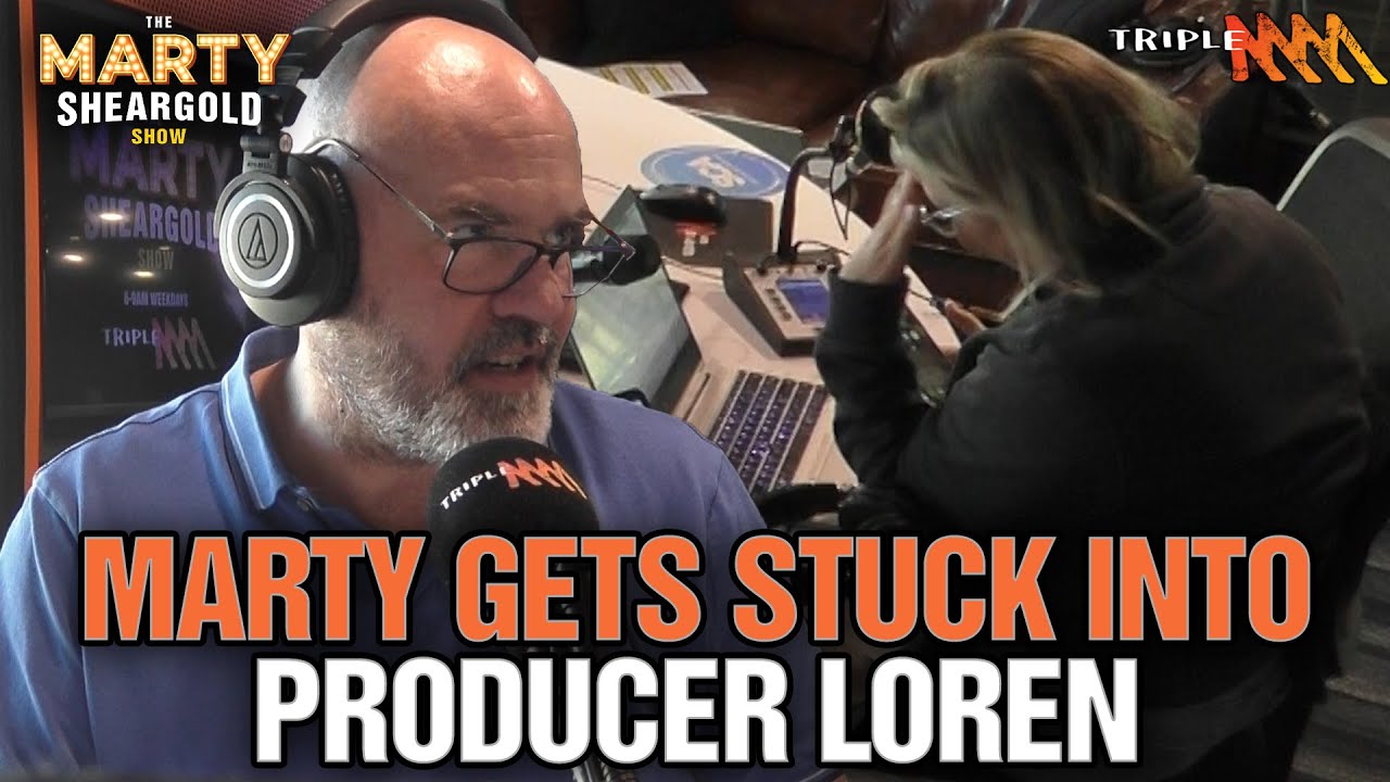 Marty Gets Stuck Into Producer Loren After On Air Stuff Up | The Marty Sheargold Show | Triple M