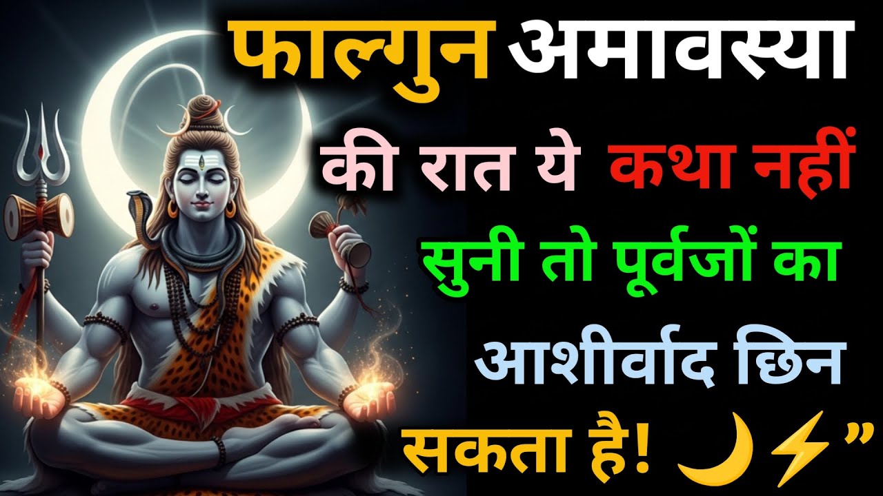 फाल्गुन अमावस्या का रहस्य: सुनो नहीं तो पूर्वजों की कृपा दूर हो सकती है! 🔥 #amavasya