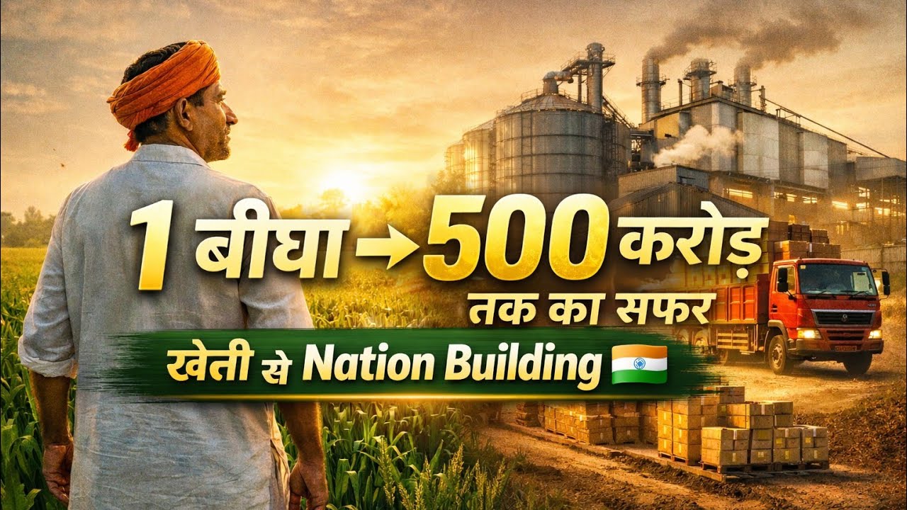 खेती से करोड़ों का सफर | Rural India Growth | एक बीघा खेत से 500 करोड़ तक का सफर | NBH.