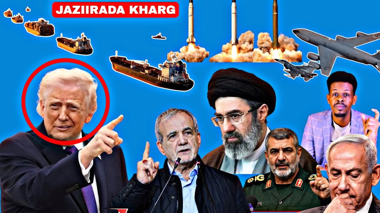 Trump oo weerarkii Jaziirada Kharg manta u ku qaaday guul ka sheegtay & Dharbaaxada ku dhacday Xogo.