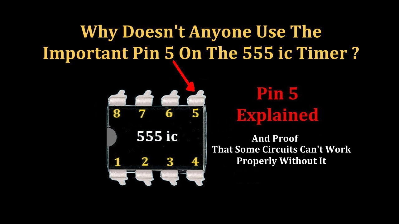 Importance of Pin 5 of The 555 Timer IC