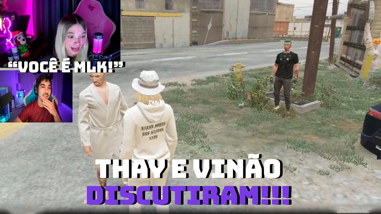 OVOTZ REAGINDO AO VINÃO E THAY DISCUTINDO!!!