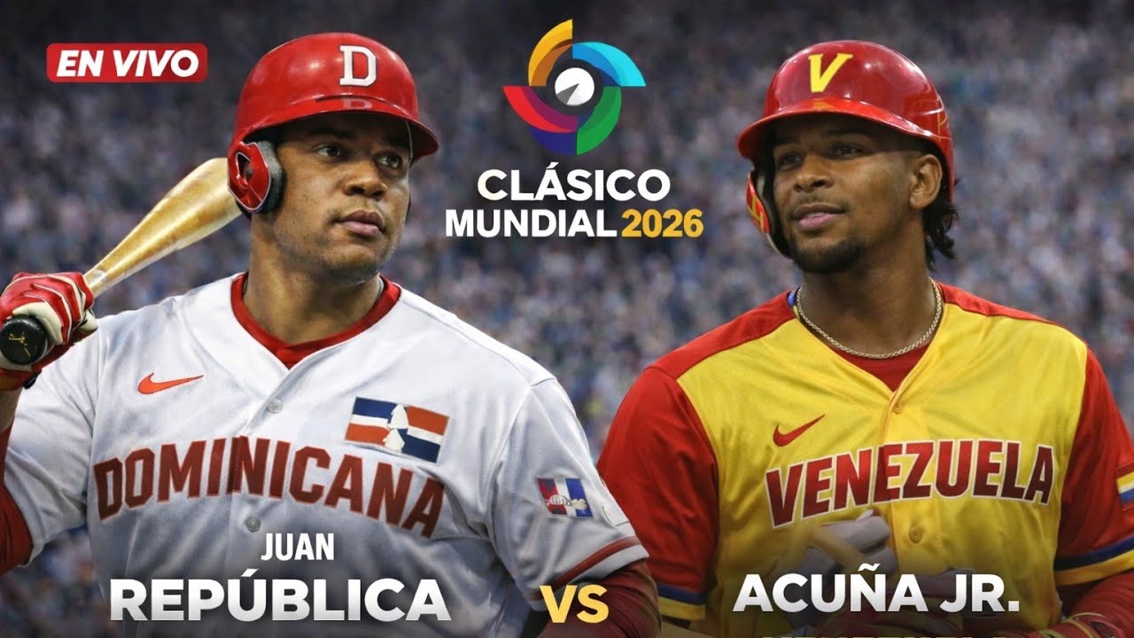 República Dominicana vs Venezuela Grupo D Clásico mundial de béisbol 2026 The Show 25 en vivo