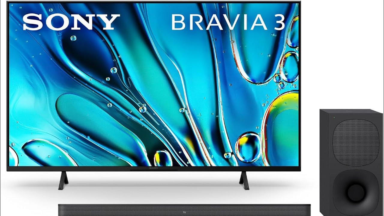 Sony 43” 4K Ultra HD BRAVIA Smart Google TV + HT-S400 2.1ch Soundbar with Wireless Subwoofer 