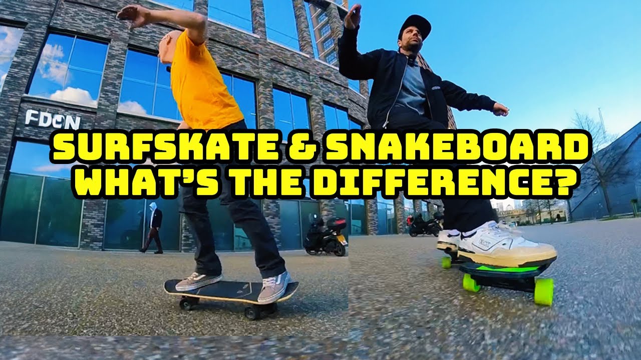 Surfskate & Snakeboard: What's the Difference?