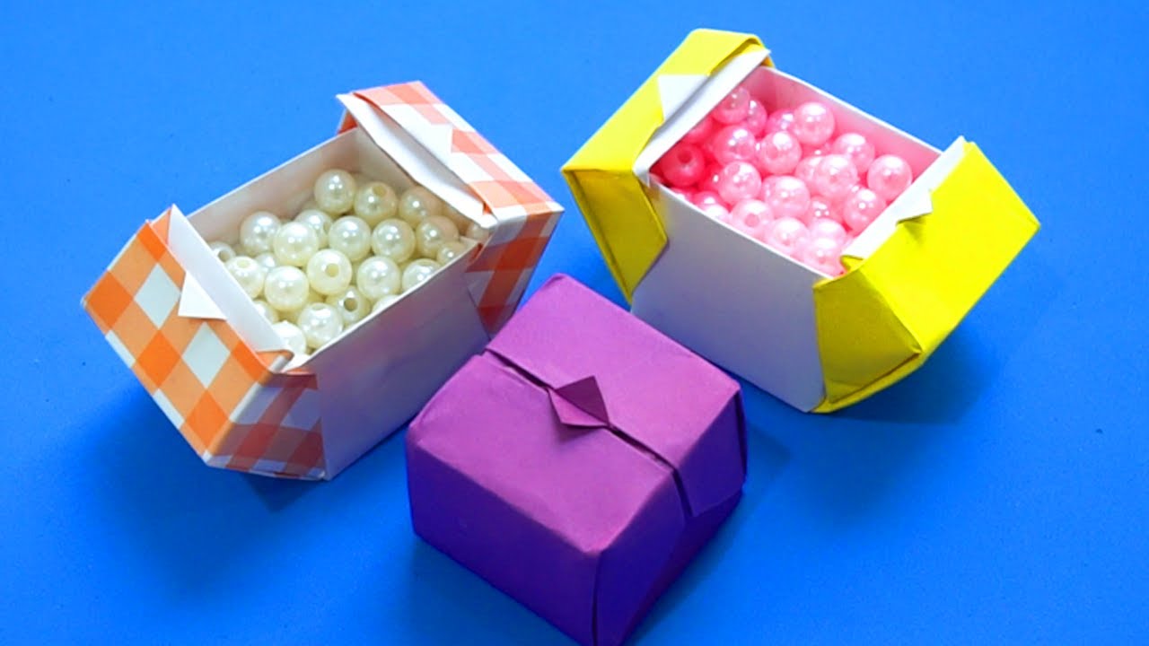Origami Box Folding || How to Make Beautiful Origami Box with Paper