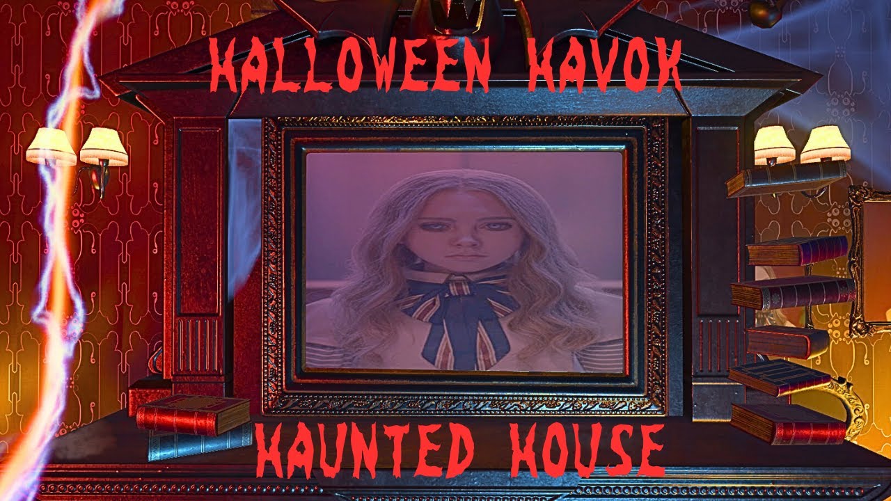 【恐怖】恐ろしいシスターや悪魔のピエロ ハロウィンお化け屋敷  Ride the「Halloween Havok Haunted House」POV at Planet Coaster