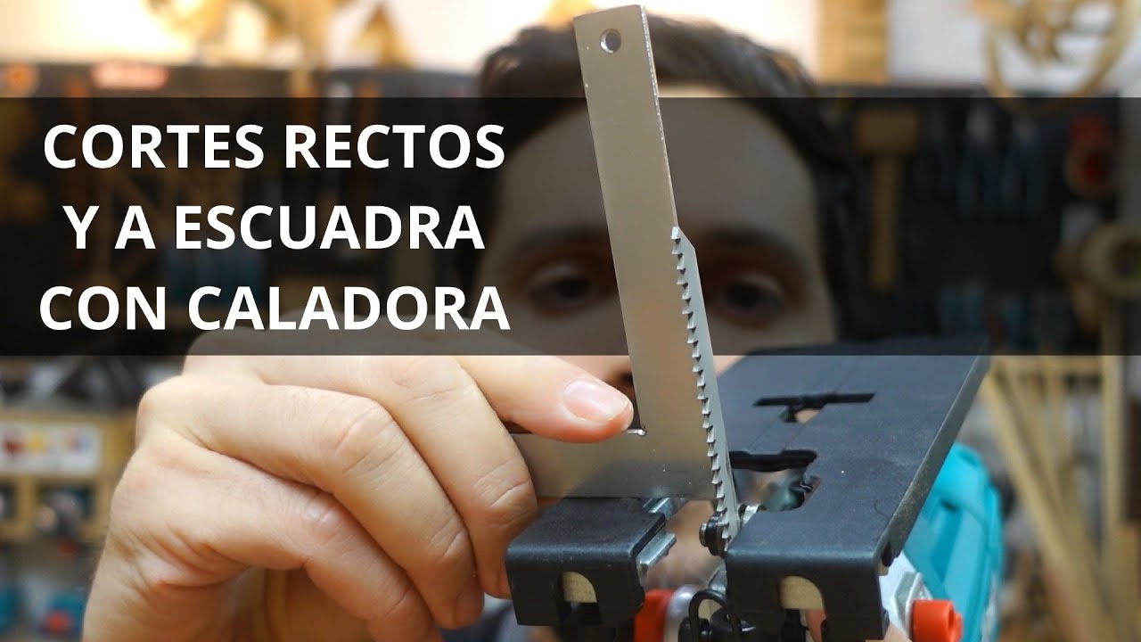 COMO CORTAR RECTO CON CALADORA