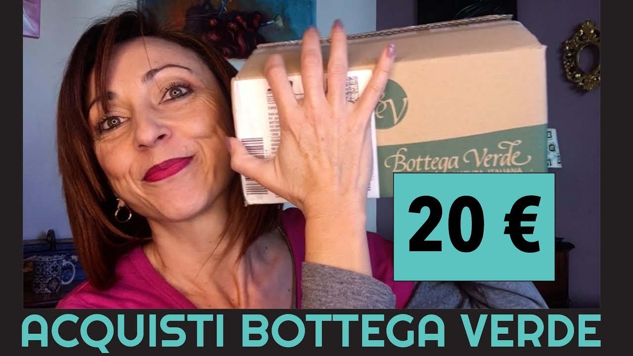 20€ di ACQUISTI BOTTEGA VERDE unboxing
