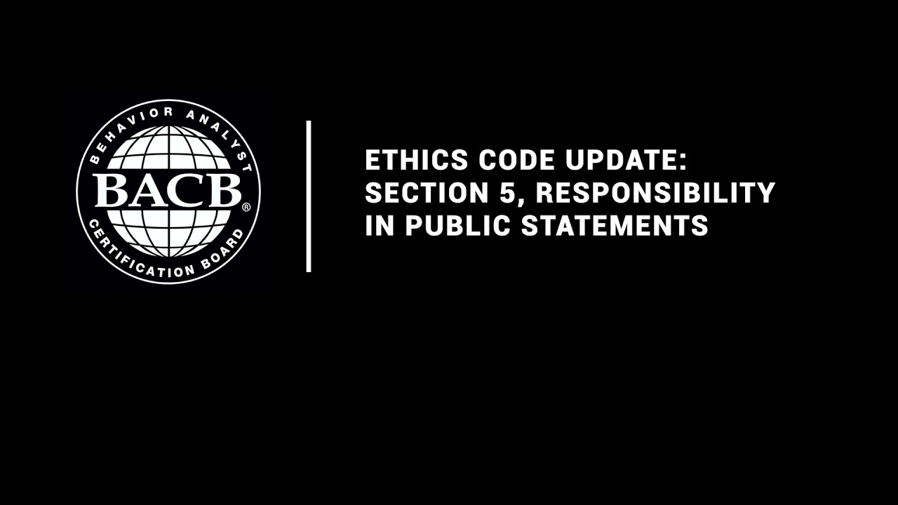 Episode 23: The Ethics Code for Behavior Analysts: Responsibility in Public Statements