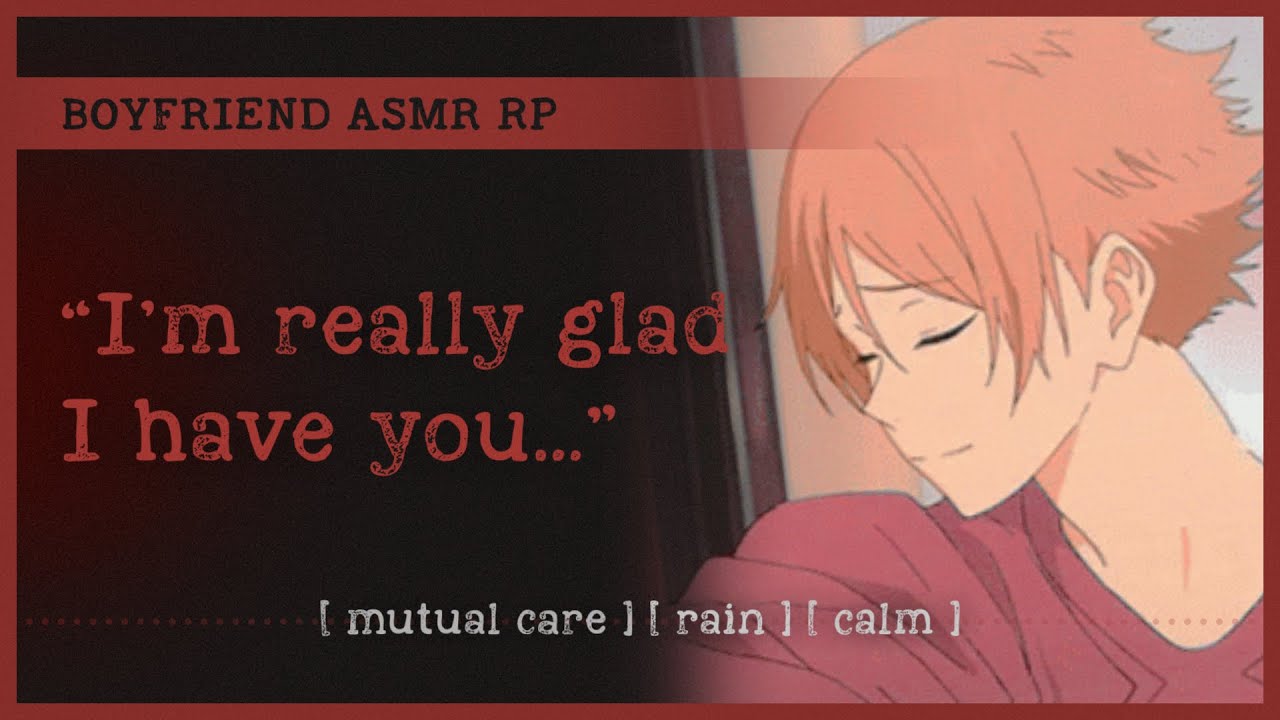 Sad soft boyfriend asks for cuddles (ASMR RP M4A) 🖤 [mutual care] [rain] [calm]