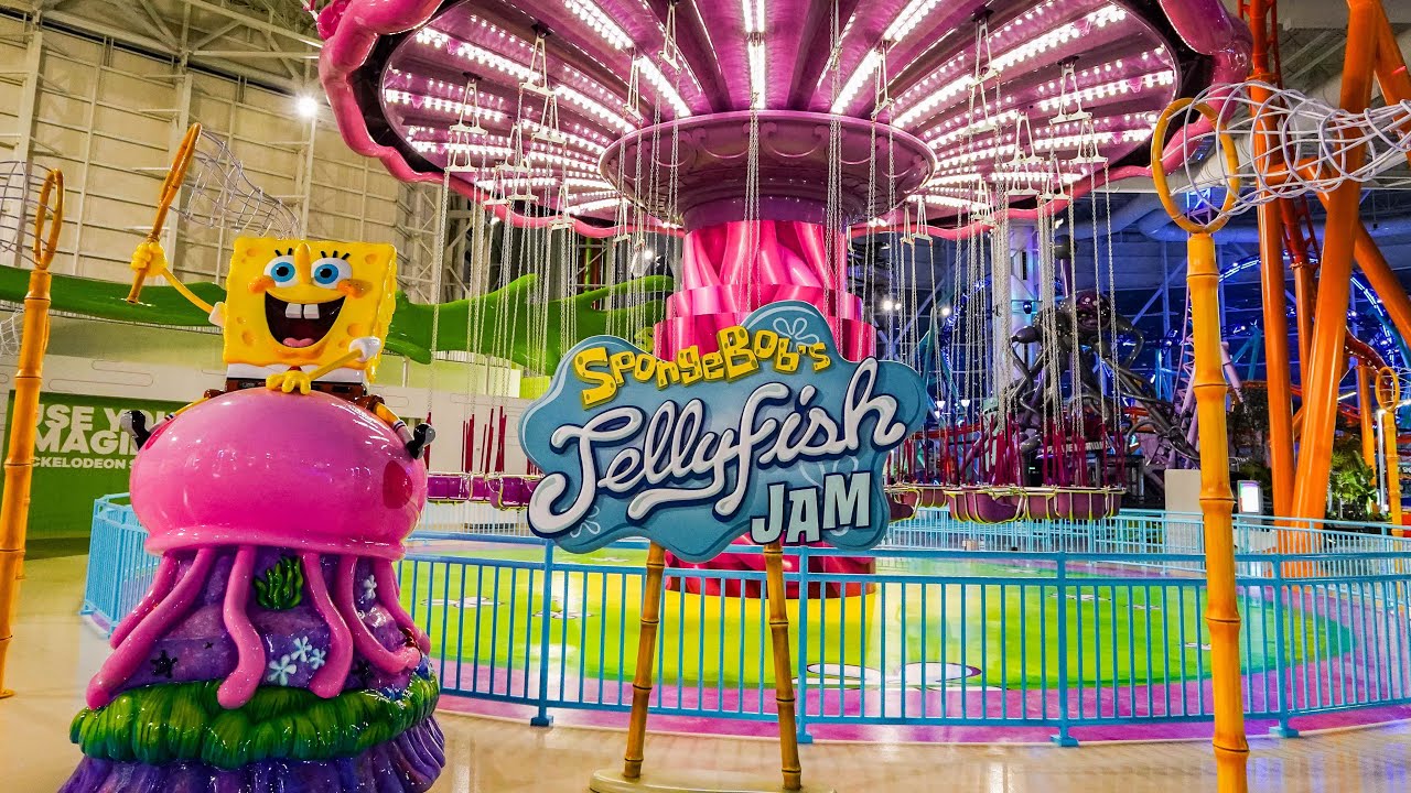 Nickelodeon Universe Spongebob Jellyfish Jam POV ride