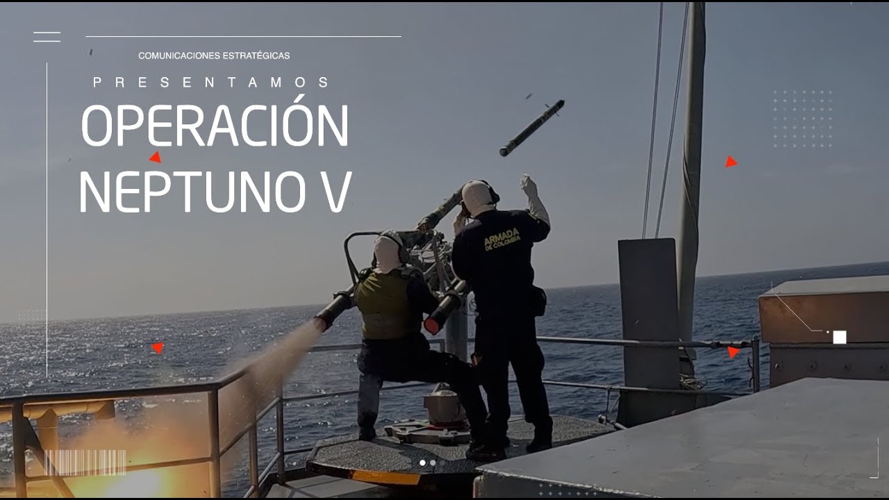 Operación NEPTUNO V: disparo misil mistral, superficie - aire
