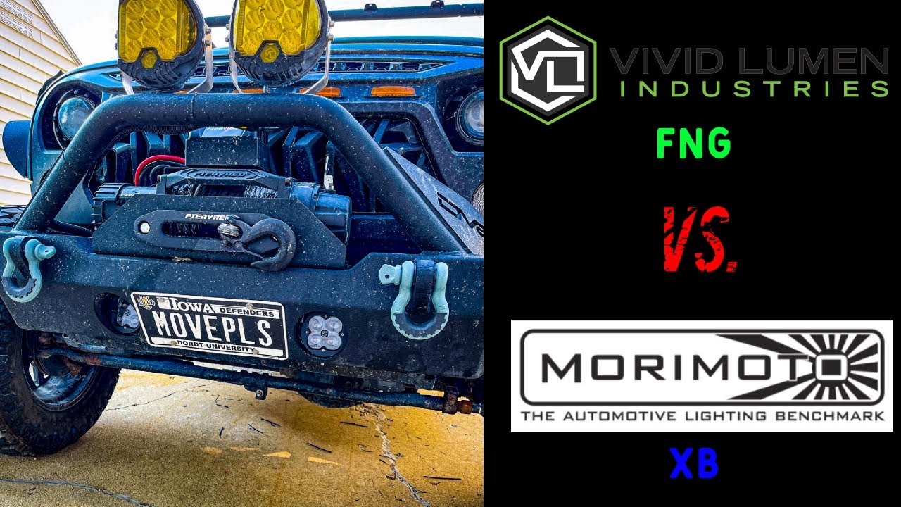 Vividlumen FNG foglight install and comparison with morimoto xb foglights