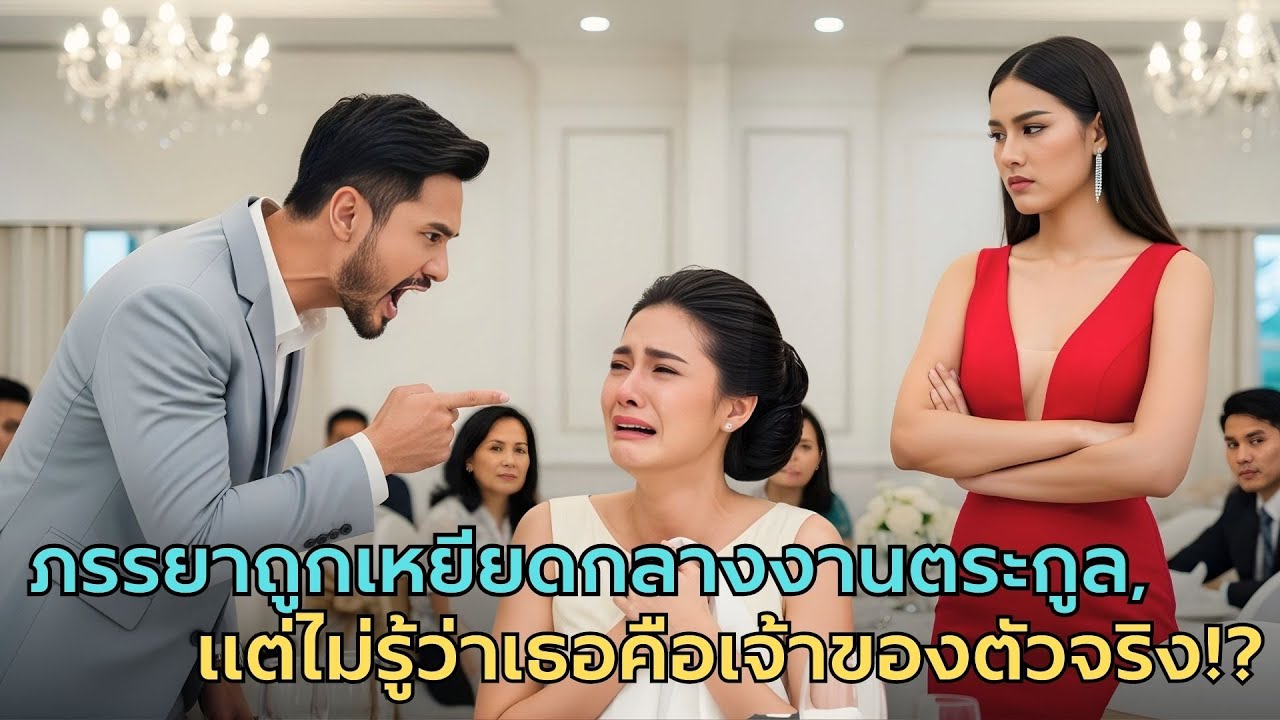 สามีดูถูกภรรยากลางงานเลี้ยงตระกูล—หนึ่งนาทีต่อมา ทนายประกาศว่าเธอถือหุ้นบริษัทถึง 90%!