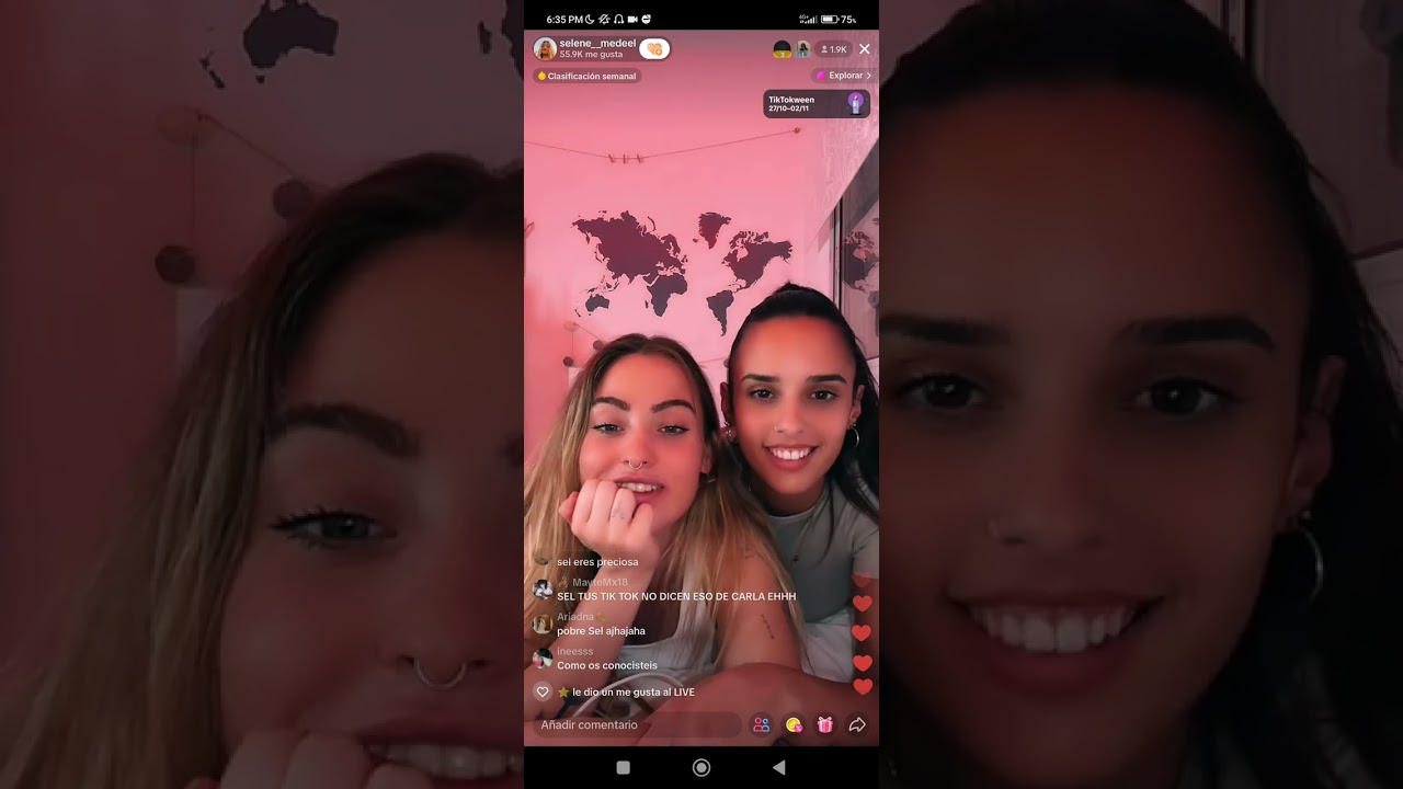 Selene y Carla - Tiktok 27/10/2023