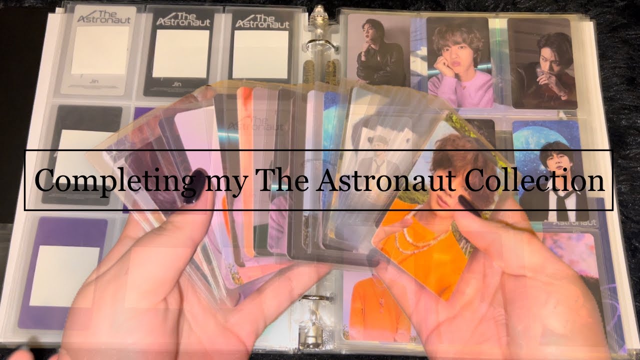 completing my Jin the astronaut photocard collection!!🚀| all pobs and lucky draws!