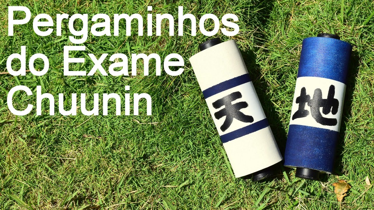 Como Fazer os Pergaminhos do Exame Chuunin para cosplay - Dicas de Cosmaker