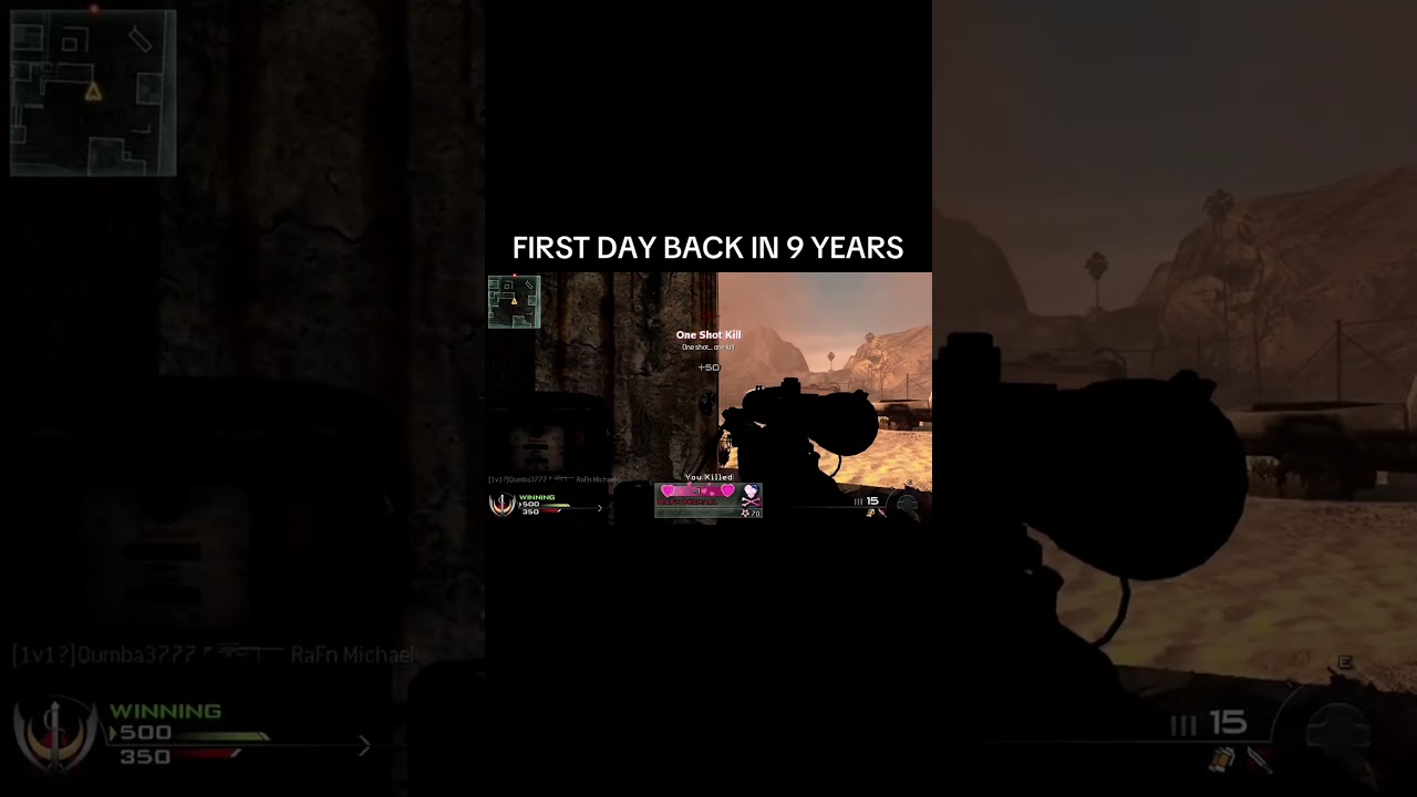 This was my first 1v1 back on mw2 in 9 years #1v1 #callofduty #mw2 #gaming