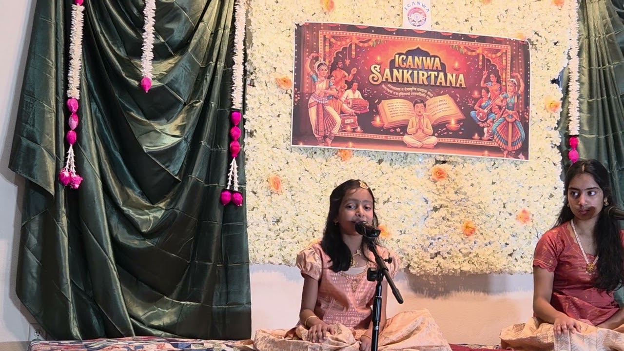 Chinna Chinna Muruga Muruga #Bhajan#Song # by Diya @ Sankirthana Event