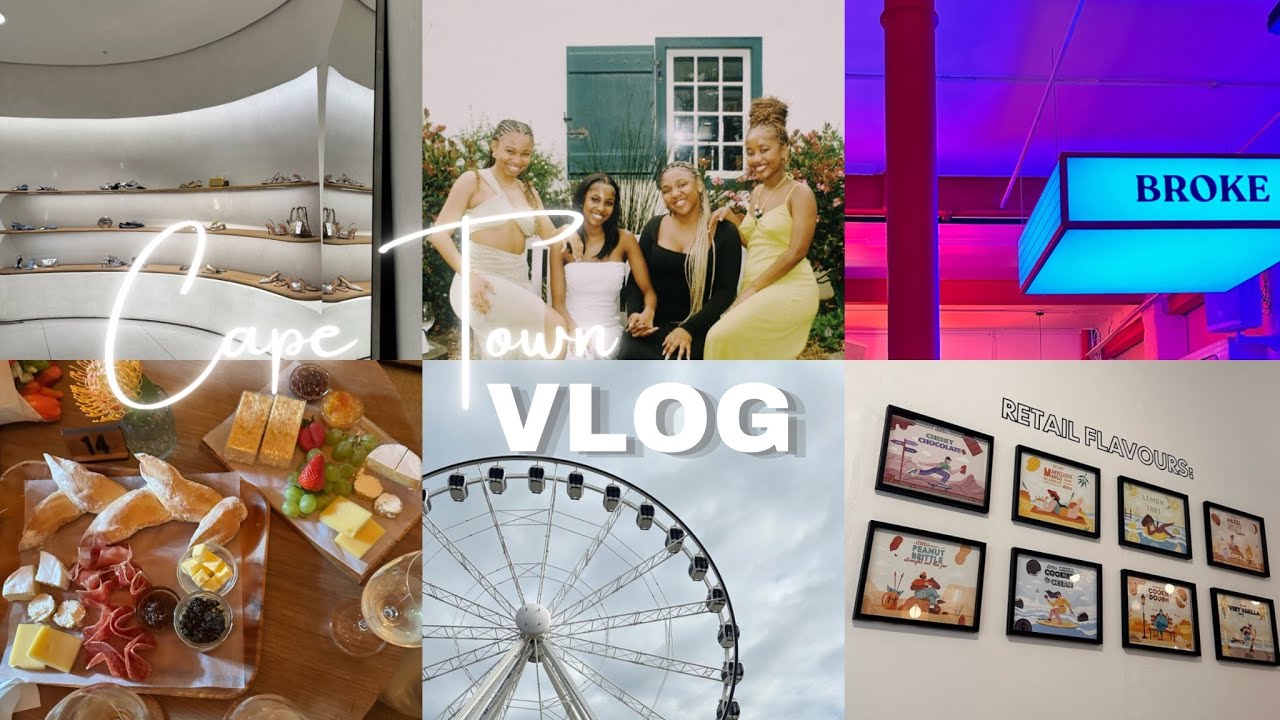 Cape Town vlog : celebrating my girl | fun | wine farm | restaurants | shopping | ocean